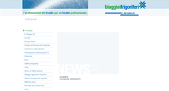 Desktop Screenshot of biaggini.com